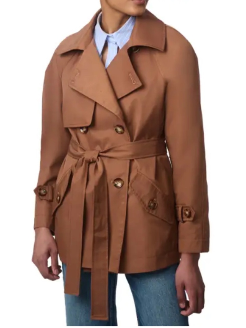 Bernardo Belted Trench Coat